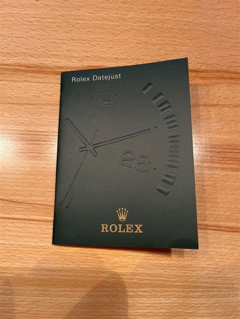 rolex datejust manual